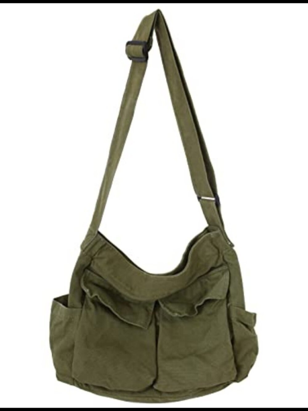 Canvas Messenger Bag Large Hobo Crossbody Shoulder Tote
